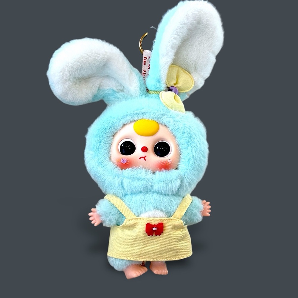 Baby Three Macaron Cute Bunny Plush Pendant